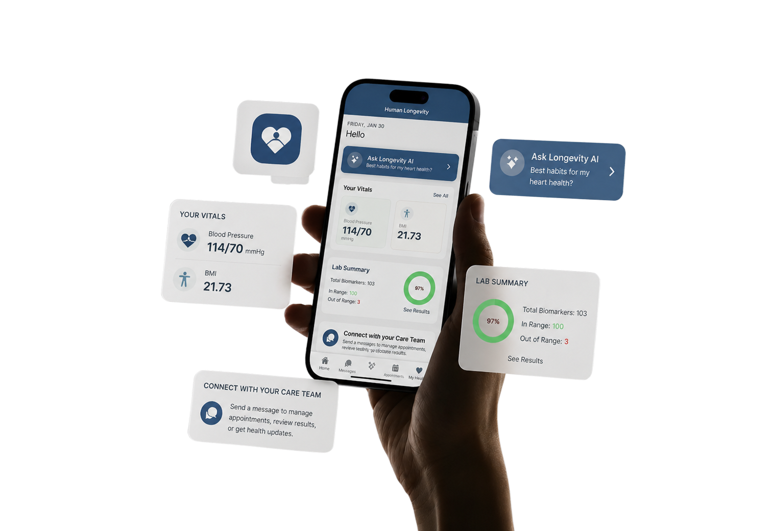 Longevity AI app