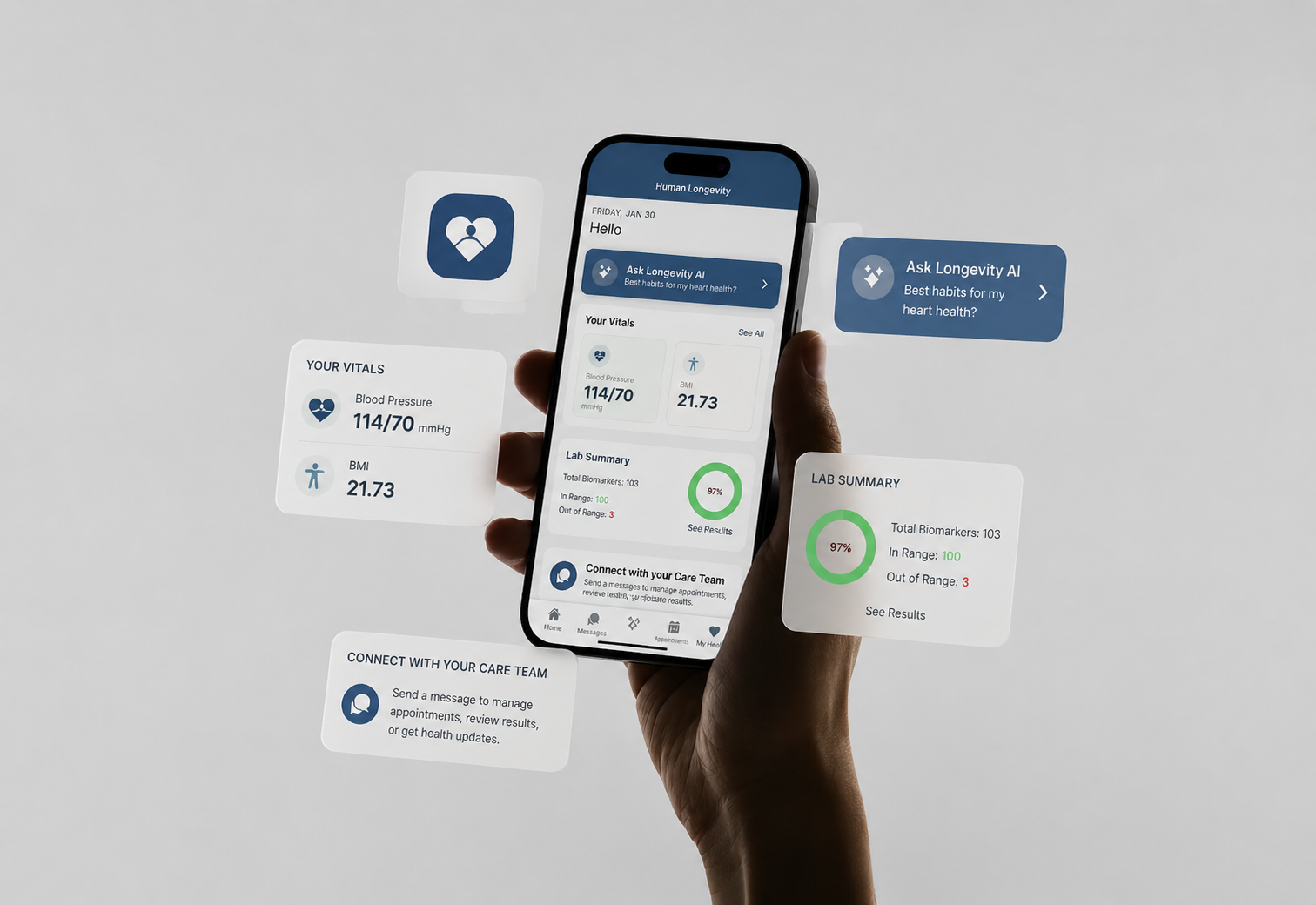 Longevity AI app