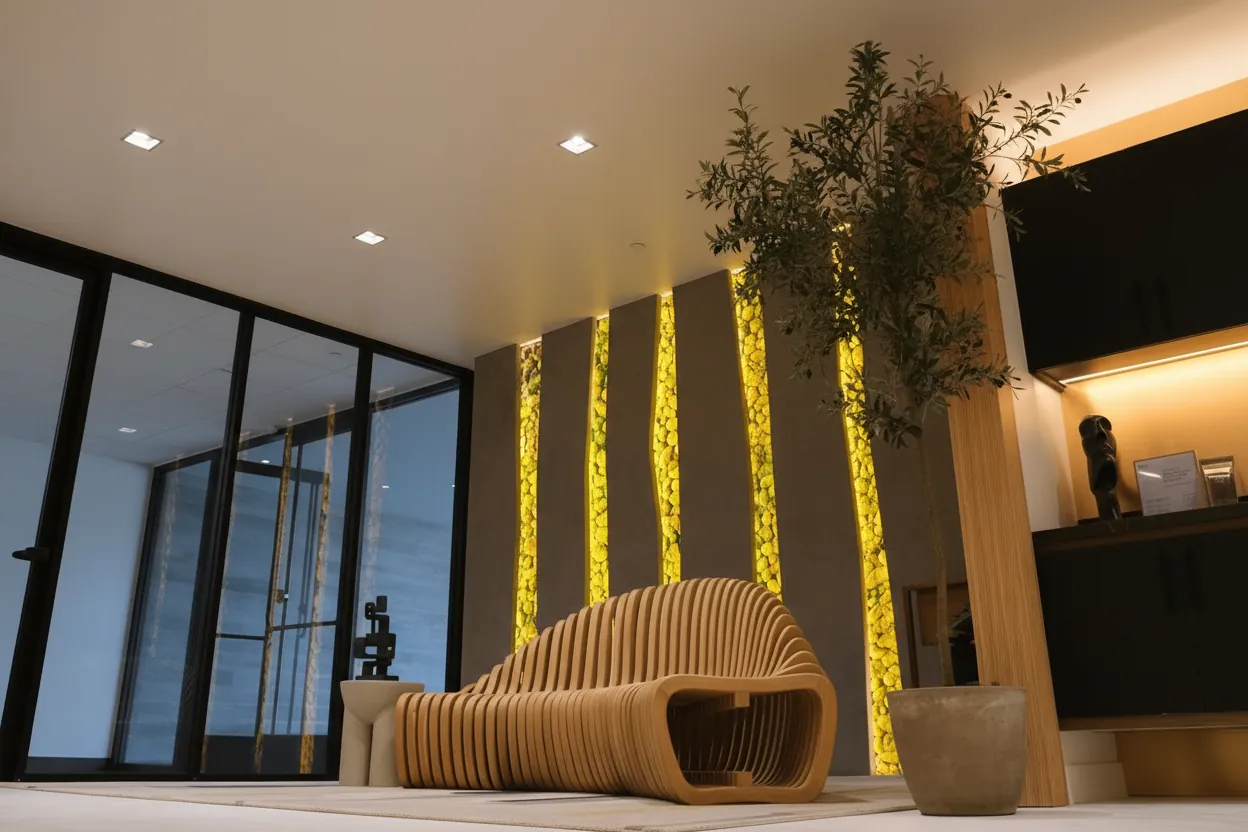 Human Longevity clinic lobby interior