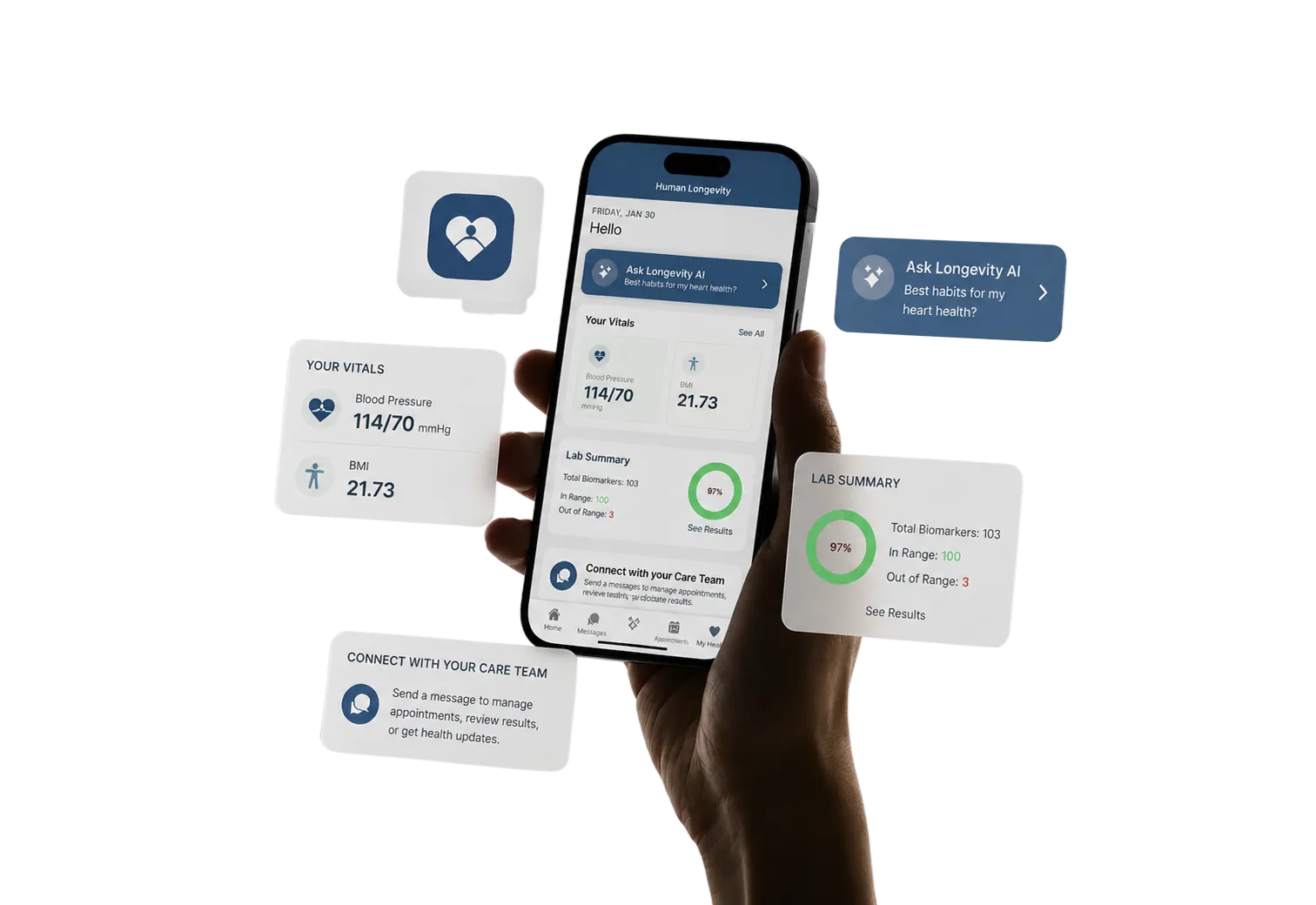 Longevity AI app