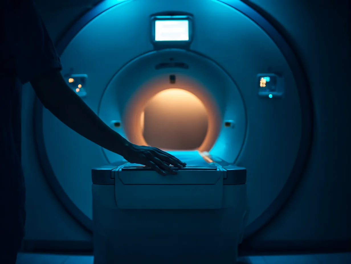 MRI machine at Human Longevity clinical facility